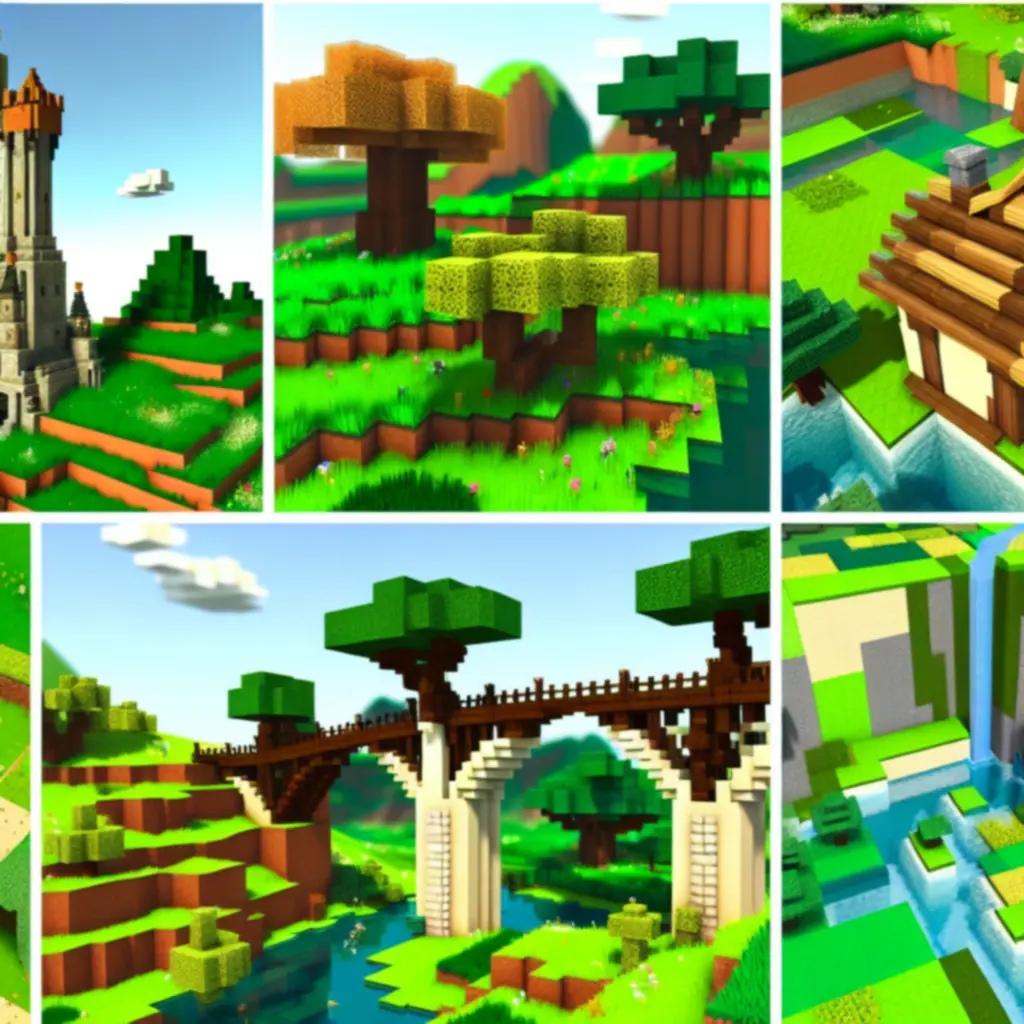 Kreatywne budowle: wieża, most i dom na drzewie